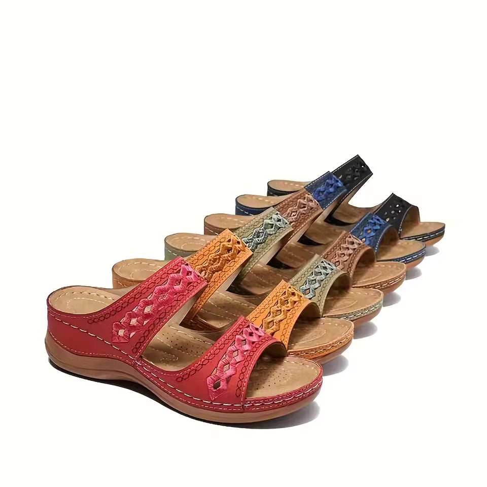 AMELIA | Elegant Comfort Wedge Sandals