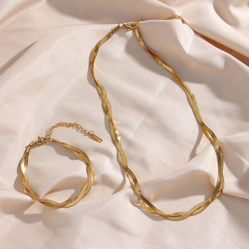 Madiorelle | Twisted Armband Gold