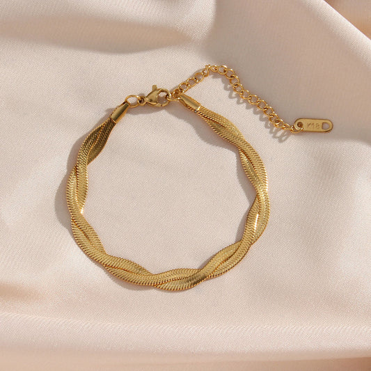 Madiorelle | Twisted Armband Gold