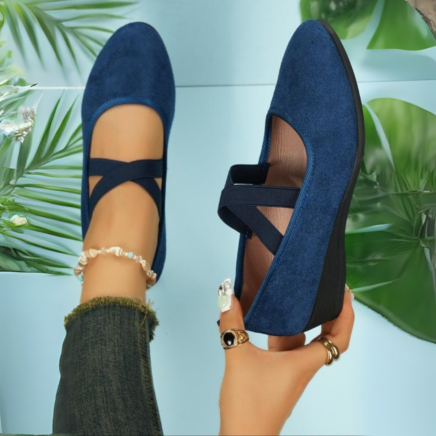 Rosalie | Graceful Closed Wedge Shoes