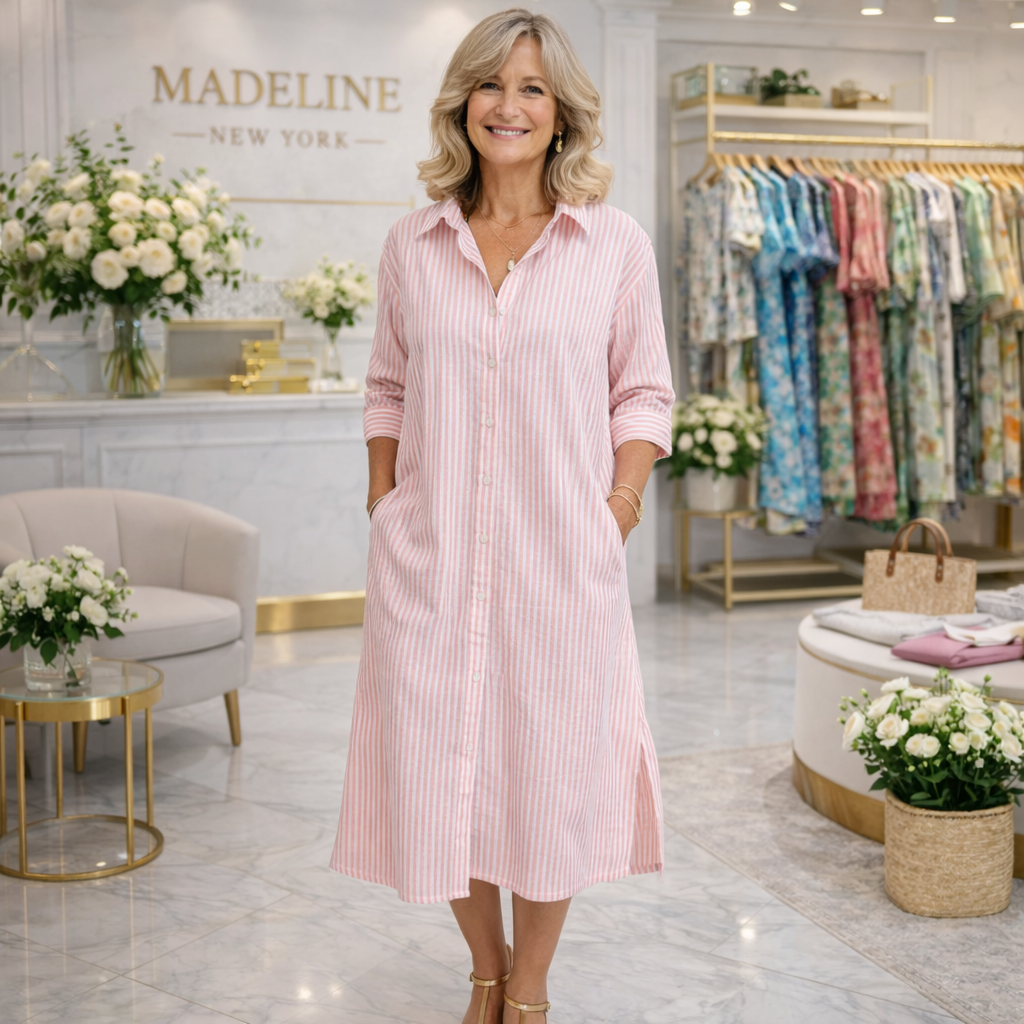 The Evelyn Ease Dress – Madeline New York