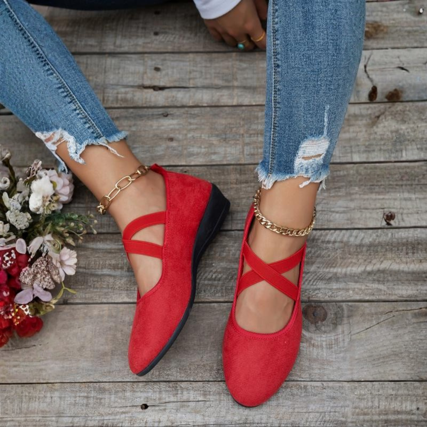 Rosalie | Graceful Closed Wedge Shoes