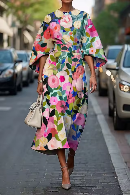 FLORAL | ELEGANT BLOSSOM DRESS
