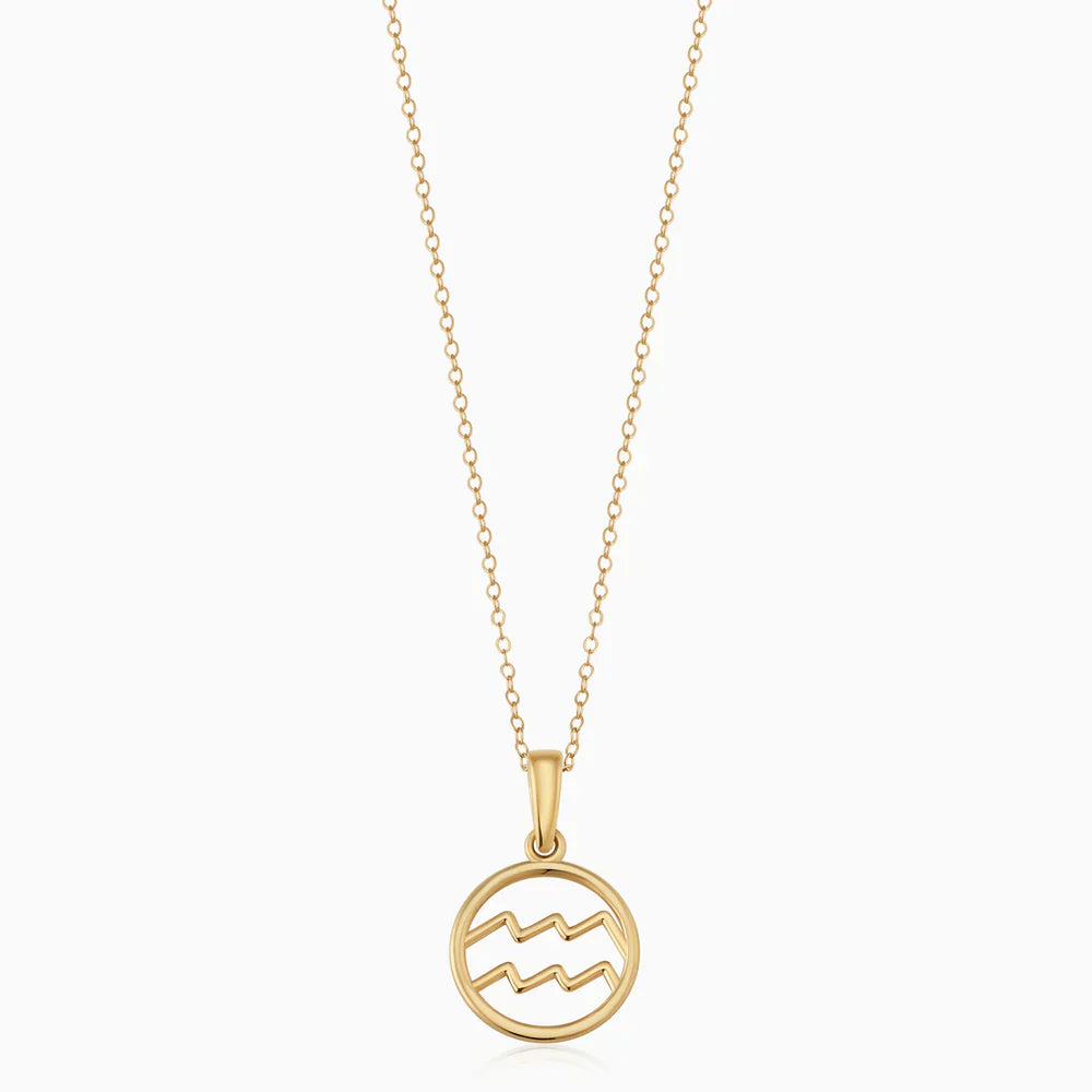Rosalyette | Zodiac Sign Necklace Gold