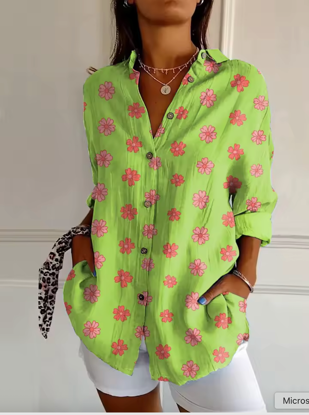 Graceful Bloom Blouse