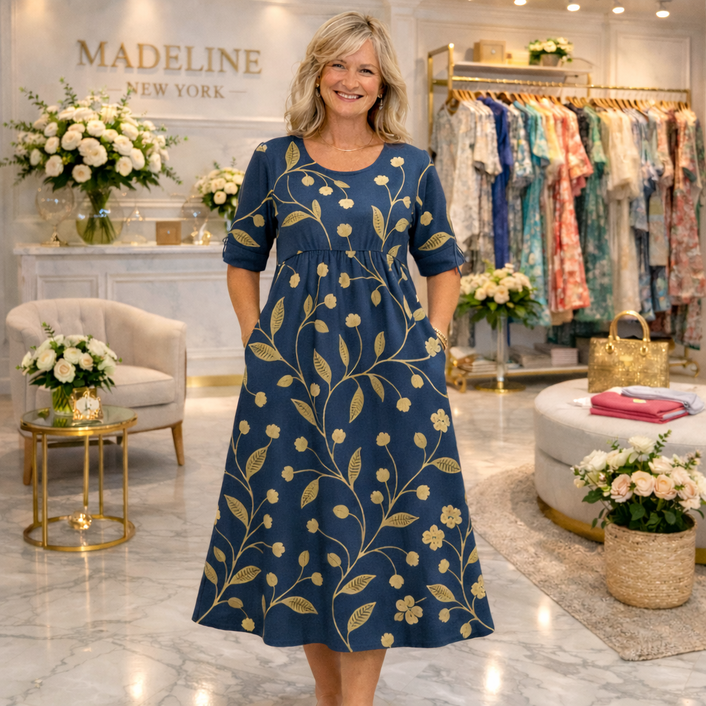 Ella | Easy Comfort – Navy Blue